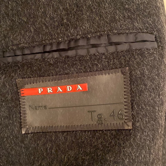 PRADA Virgin wool coat  Size 46 (S) men. - Picture 8 of 11